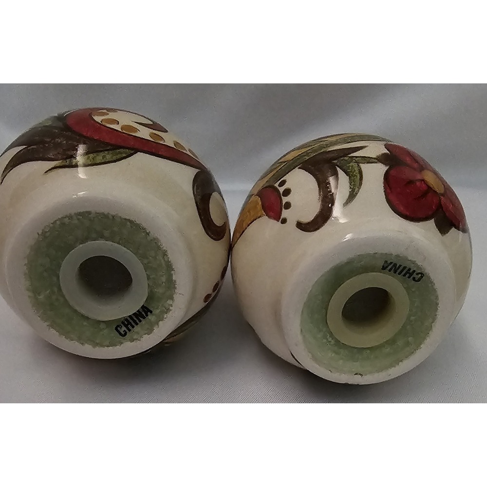 Pier 1 Imports Discontinued Salt & Pepper Shaker Set Carynthum Earthenware - Picture 9 of 15